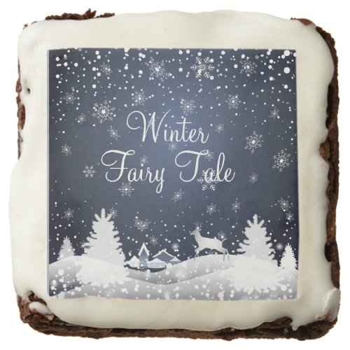Christmas Snowy Fairy Tale Fantasy Forest Brownie