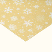 Christmas Snowy Gold Tissue Paper