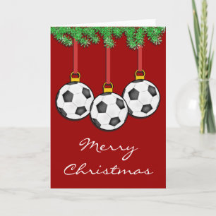 Christmas Soccer Card