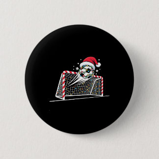 Christmas Soccer Goal Ll Lights Santa Xmas Kids Bo Button