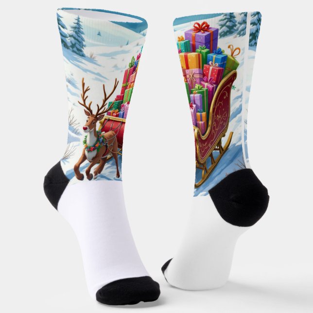 Christmas Socks (Angled)