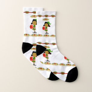 Christmas Socks, African Elf Socks