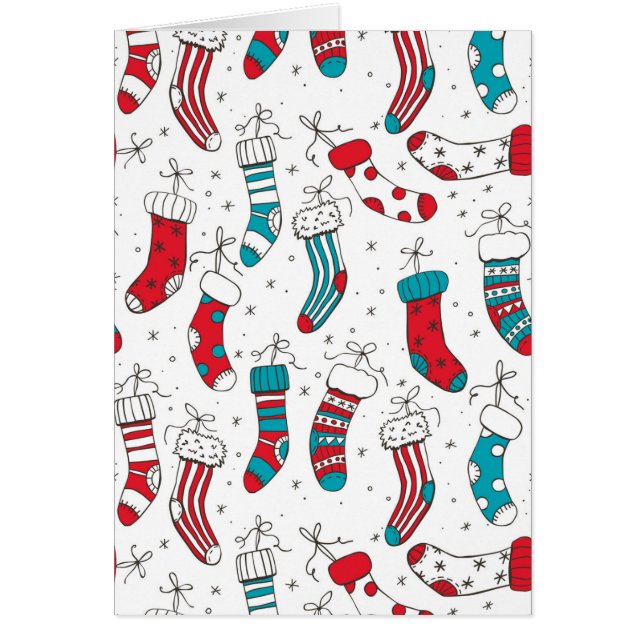 Christmas socks cards (Front)