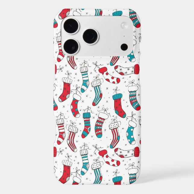 Christmas socks Case-Mate iPhone case (Back)