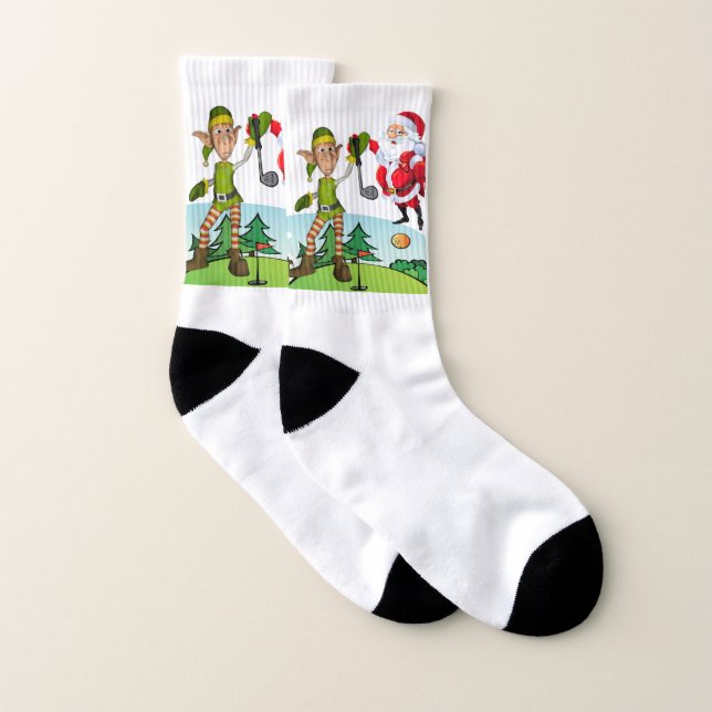 Christmas Socks, Elf Socks (Pair)
