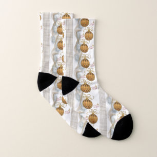 Christmas Socks, Gold Balls Socks