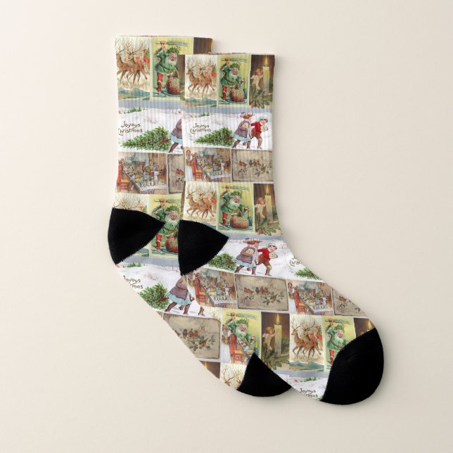 Christmas Socks, Reindeer Socks (Pair)