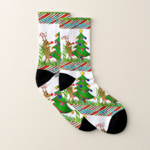 Christmas Socks, Reindeer Socks