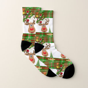 Christmas Socks, Reindeer Socks