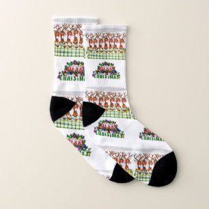 Christmas Socks, Reindeer Socks