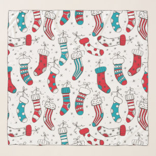 Christmas socks scarf