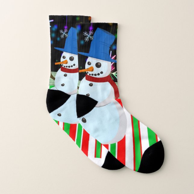 Christmas Socks, Snowman Socks (Pair)