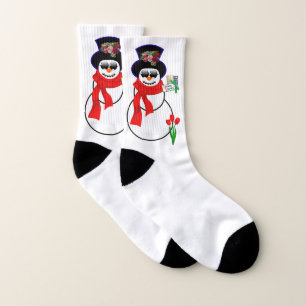 Christmas Socks, Snowman Socks