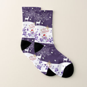 Christmas Socks, Snowman Socks