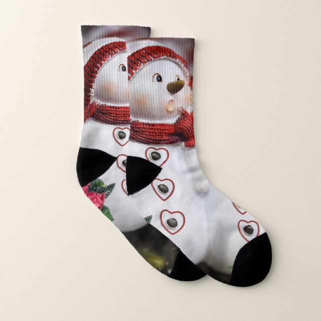 Christmas Socks, Snowman Socks (Pair)