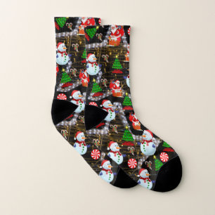 Christmas Socks, Snowman Socks