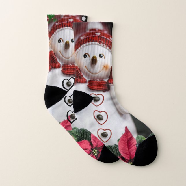 Christmas Socks, Snowman Socks (Pair)