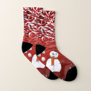 Christmas Socks, Snowman Socks