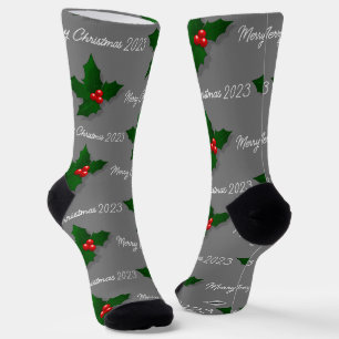 Christmas Socks with Text HAMbyWG