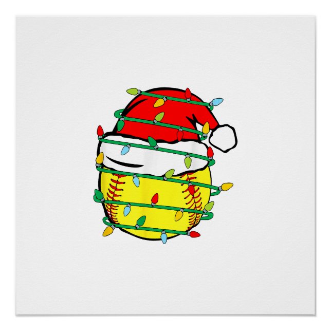 Christmas Softball  Poster (Front)
