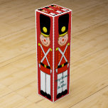 Christmas Soldiers Wine Box<br><div class="desc">Classic Christmas Soldiers make up this festive wine box. Great for gift giving and the box looks great under the tree or on a mantle.
Customizable.</div>