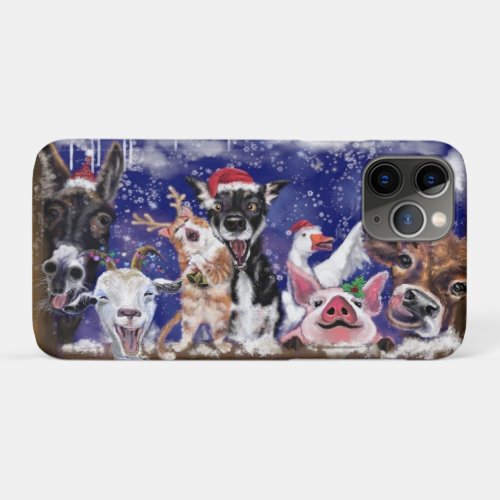 Christmas Song _ Animal Party iPhone 11 Pro Case