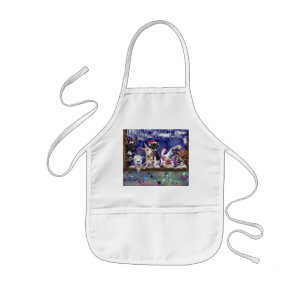 Christmas Song - Animal Party Kids' Apron