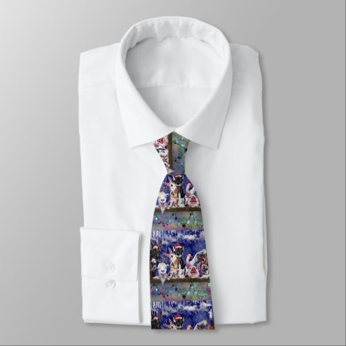 Christmas Song _ Animal Party Neck Tie