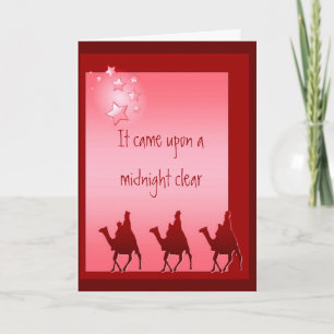 Christmas, Song, Hymn Wise Men, Star, Holiday Card