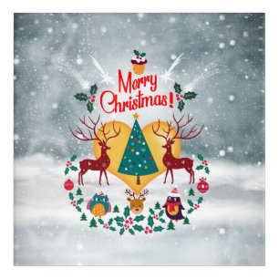 Christmas Soul Announcement Postcard Acrylic Print