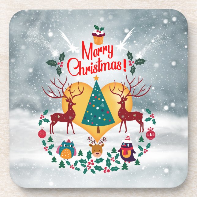 Christmas Soul Beverage Coaster (Front)