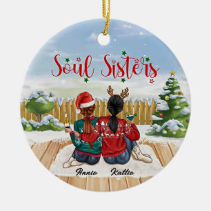 Christmas Soul Sister Ornament
