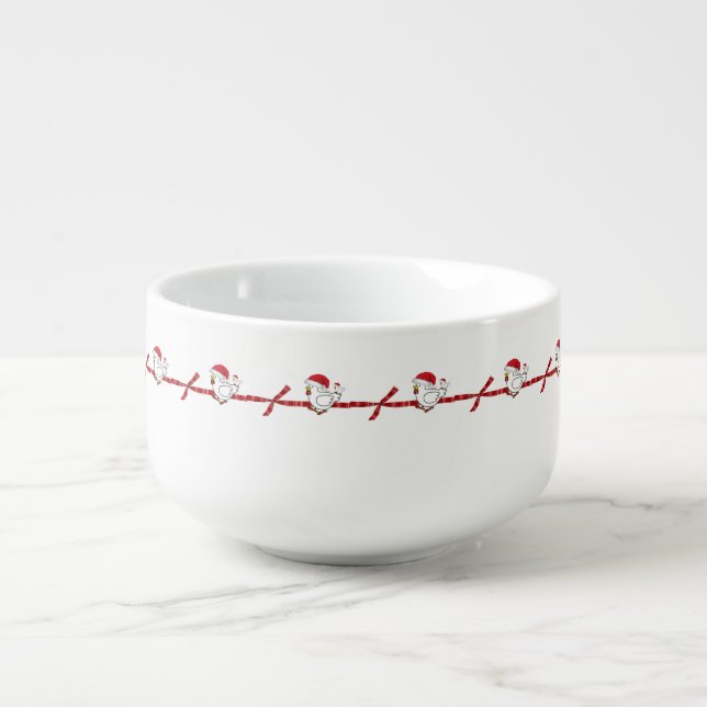 Christmas Soup Mug, Chicks Soup Mug (Front)