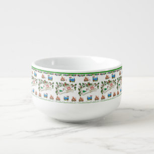 Christmas Soup Mug, Santa Mug