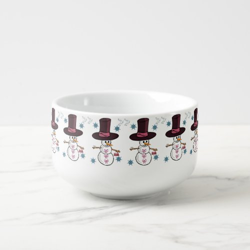 Christmas Soup Mug Snowman Soup Mug