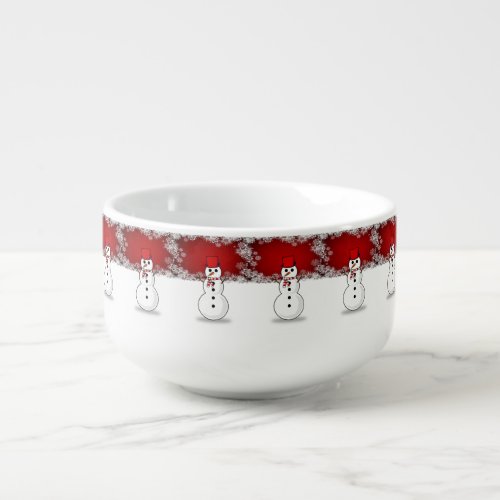 Christmas Soup Mug Snowman Soup Mug