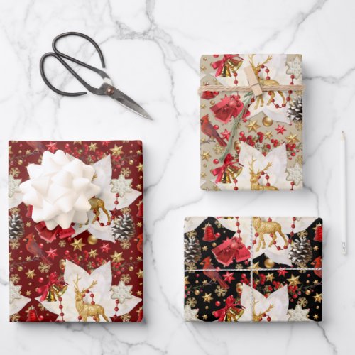 Christmas Sparkle Wrapping Paper Sheets