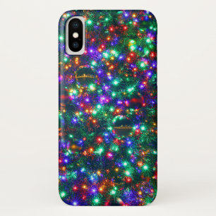 Christmas Sparkling Stars iPhone X Case