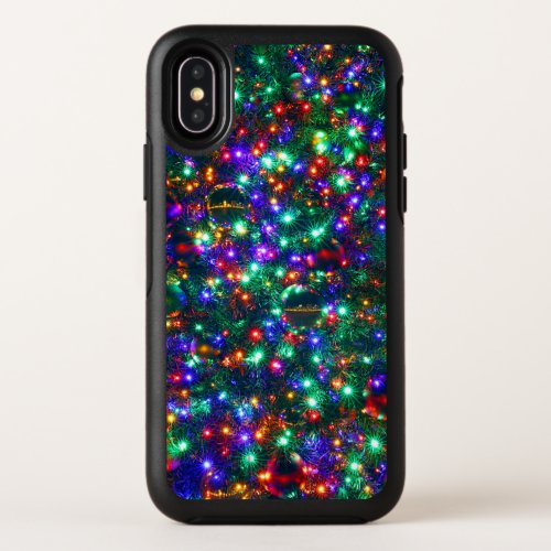 Christmas Sparkling Stars OtterBox Symmetry iPhone X Case
