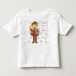 Christmas Sparkly Elf Toddler T-shirt