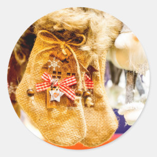 Christmas Special Delivery From Santa Classic Round Sticker