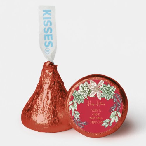Christmas Special OccasionBusiness Personalize  Hersheys Kisses