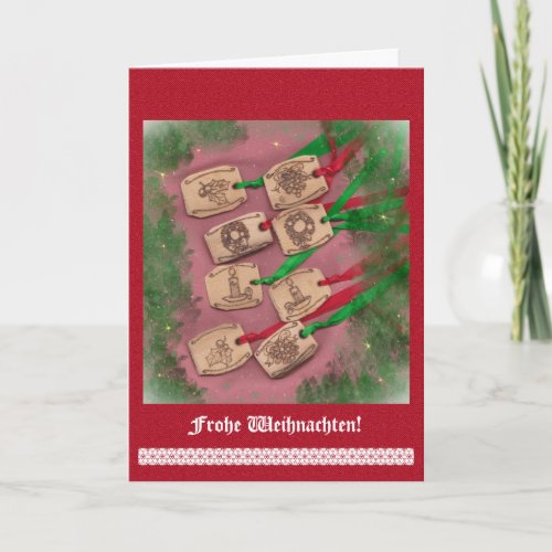 Christmas spells of nostalgic Christmas Holiday Card