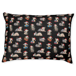 Christmas Sphynx Cats Patten Pet Bed