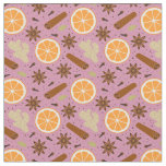 Christmas spices fabric