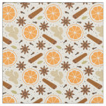 Christmas spices fabric