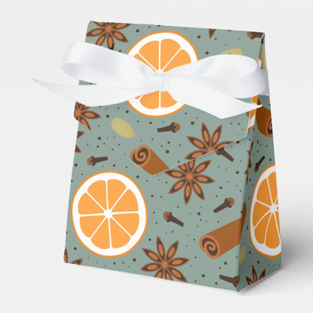 Christmas spices favor boxes (Front Side)