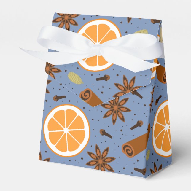 Christmas spices favor boxes (Front Side)