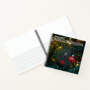 Christmas Spider Notebook