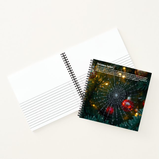 Christmas Spider Notebook (Inside)